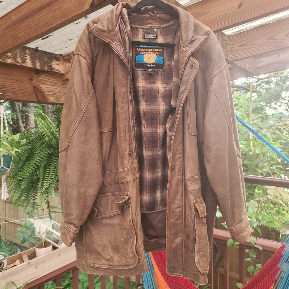 Vintage Wilson leather coat